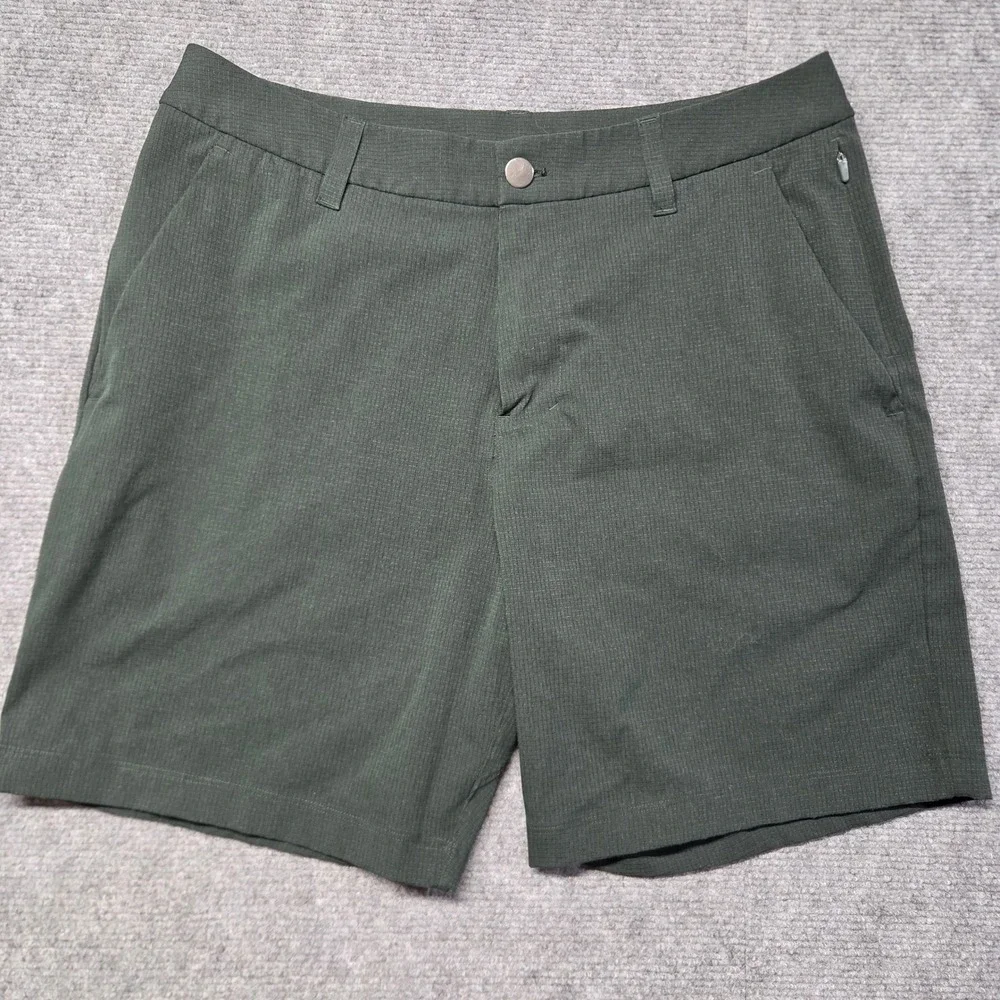 Lululemon Commission Short 7 Warpstreme Dark Green Mens 30 LM7BGUS